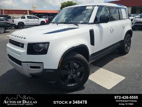White 2024 Land Rover Defender 110 S for sale in Irving, TX