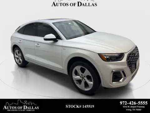 White 2023 Audi Q5 Sportback 45 S line Premium for sale in Irving, TX