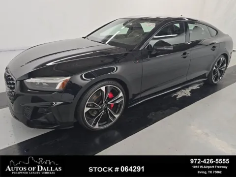 Black 2023 Audi S5 Sportback Premium Plus for sale in Irving, TX