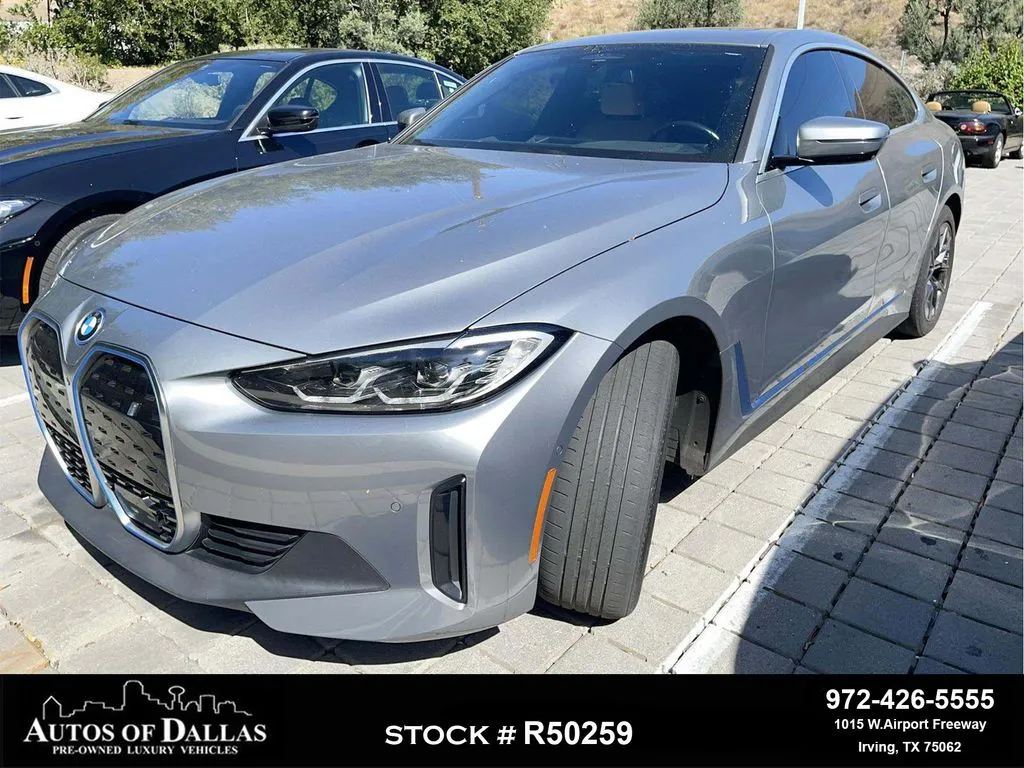 Gray 2024 BMW i4 eDrive35 for sale in Irving, TX