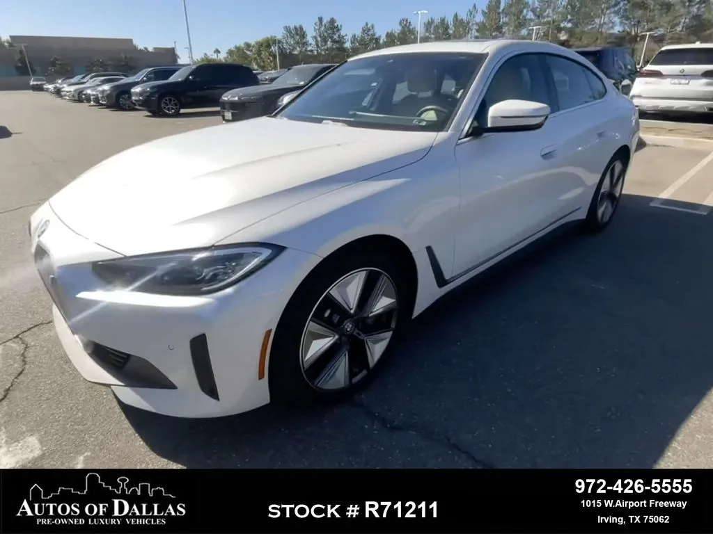 White 2024 BMW i4 eDrive35 for sale in Irving, TX