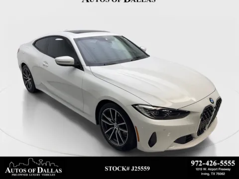 White 2022 BMW 4 Series 430i for sale in Irving, TX