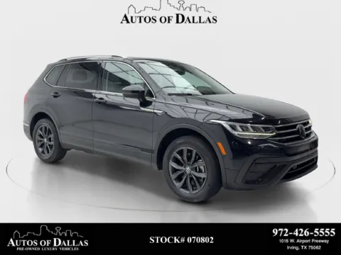 Black 2022 Volkswagen Tiguan 2.0T SE for sale in Irving, TX