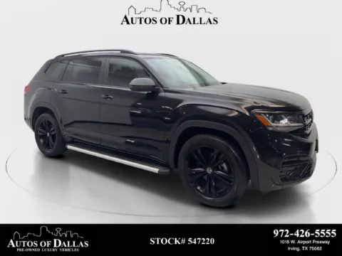 Black 2023 Volkswagen Atlas 3.6L V6 SEL R-Line for sale in Irving, TX