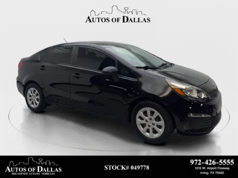 Black 2017 Kia Rio LX for sale in Irving, TX