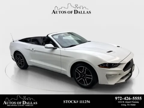 White 2023 Ford Mustang EcoBoost Premium for sale in Irving, TX