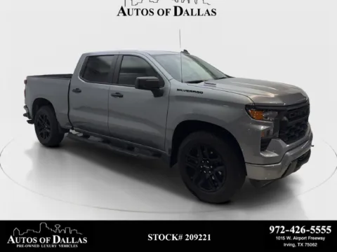 Gray 2026 Chevrolet Silverado 1500 Custom for sale in Irving, TX