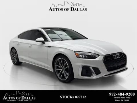 White 2023 Audi A5 Sportback 45 S line Premium for sale in Irving, TX