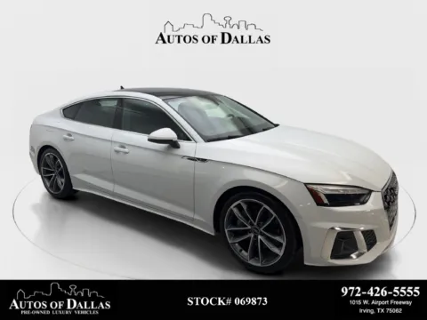 White 2024 Audi A5 Sportback 45 S line Premium for sale in Irving, TX