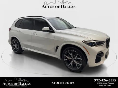 White 2021 BMW X5 sDrive40i for sale in Irving, TX