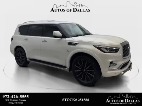 White 2020 INFINITI QX80 Limited for sale in Irving, TX