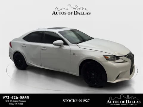 White 2014 Lexus IS 350 for sale in Irving, TX