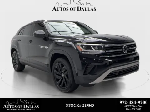 Black 2023 Volkswagen Atlas Cross Sport 2.0T SE w/Technology for sale in Irving, TX