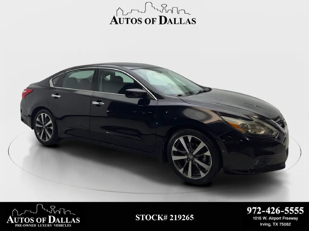 Black 2016 Nissan Altima 2.5 SR for sale in Irving, TX