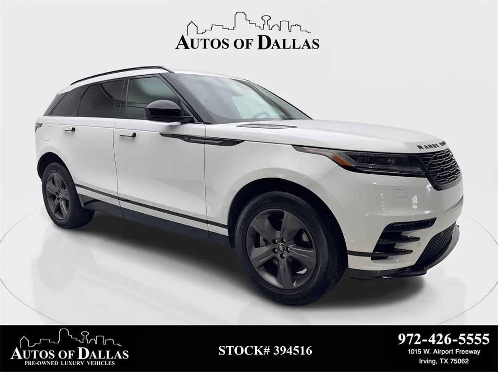 White 2025 Land Rover Range Rover Velar Dynamic SE NAV,CAM,PANO,HTD STS,BLIND SPOT for sale in Irving, TX