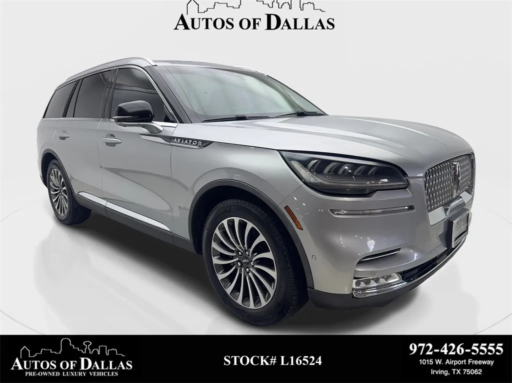 2020 Lincoln Aviator Reserve NAV,CAM,PANO,4-CLMT STS,BLIND SPOT,3RD ROW for sale in Irving, TX