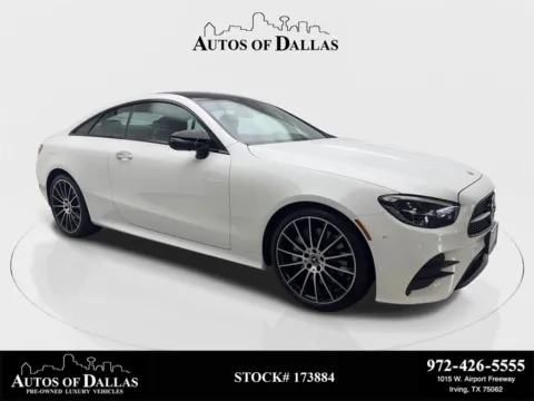 White 2022 Mercedes-Benz E-Class E 450 Coupe AMG NIGHT PKG,NAV,CAM,PANO,20" WHLS for sale in Irving, TX