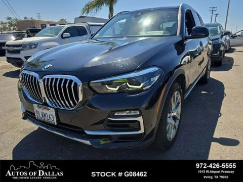 Black 2021 BMW X5 sDrive40i X LINE,NAV,CAM,PANO,HTD STS,BLIND SPOT for sale in Irving, TX
