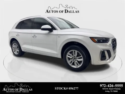 White 2022 Audi Q5 45 S line Premium CAM,PANO,HTD STS,BLIND SPOT for sale in Irving, TX
