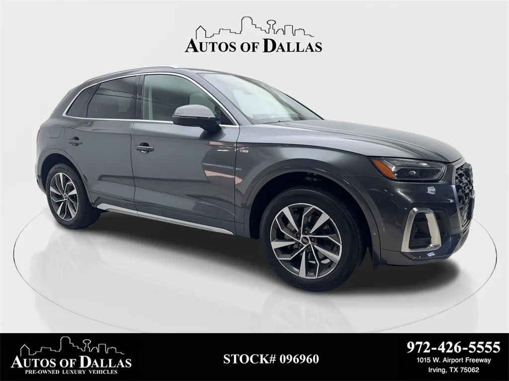 2022 Audi Q5 45 S line Premium CAM,PANO,HTD STS,BLIND SPOT,19" for sale in Irving, TX
