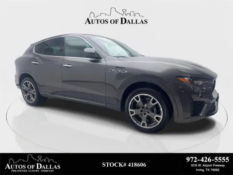 Gray 2023 Maserati Levante Modena NAV,CAM,PANO,HTD STS,BLIND SPOT,20" WLS for sale in Irving, TX