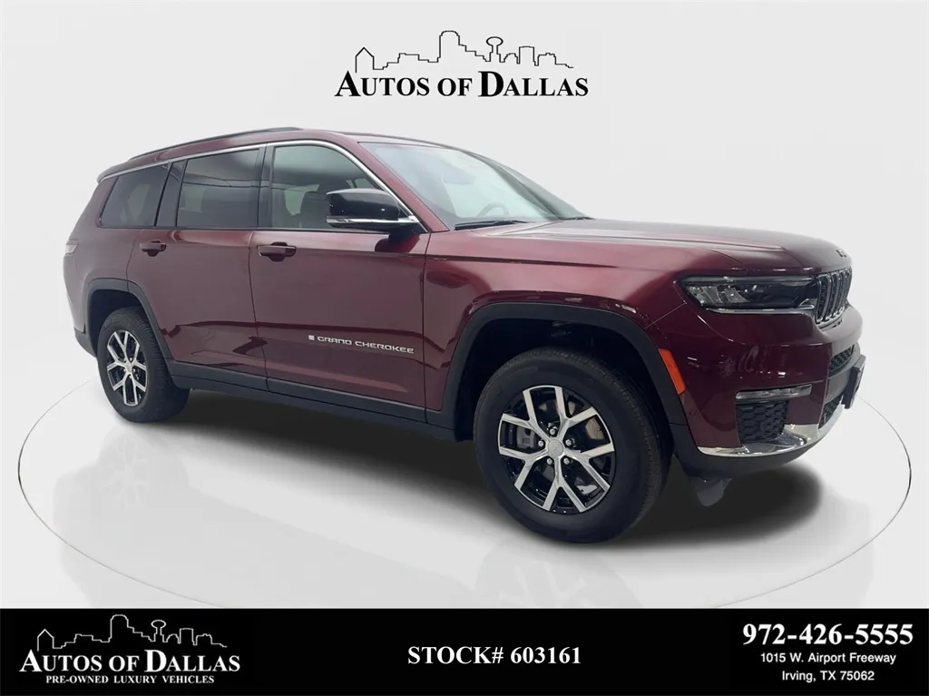 Red 2024 Jeep Grand Cherokee L Limited NAV,CAM,PANO,BLIND SPOT,3RD ROW for sale in Irving, TX