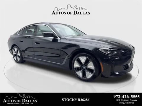 Black 2023 BMW i4 eDrive40 NAV,CAM,SUNROOF,HTD STS,BLIND SPOT for sale in Irving, TX