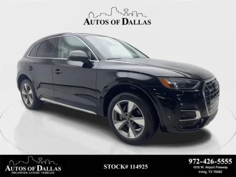 Black 2023 Audi Q5 40 Premium CAM,PANO,HTD STS,BLIND SPOT,19" WLS for sale in Irving, TX