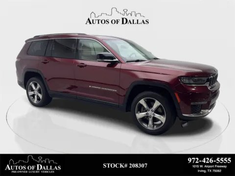 Red 2021 Jeep Grand Cherokee L Limited for sale in Irving, TX