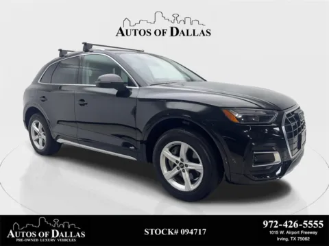 Black 2023 Audi Q5 40 Premium CAM,PANO,HTD STS,BLIND SPOT,18" WLS for sale in Irving, TX