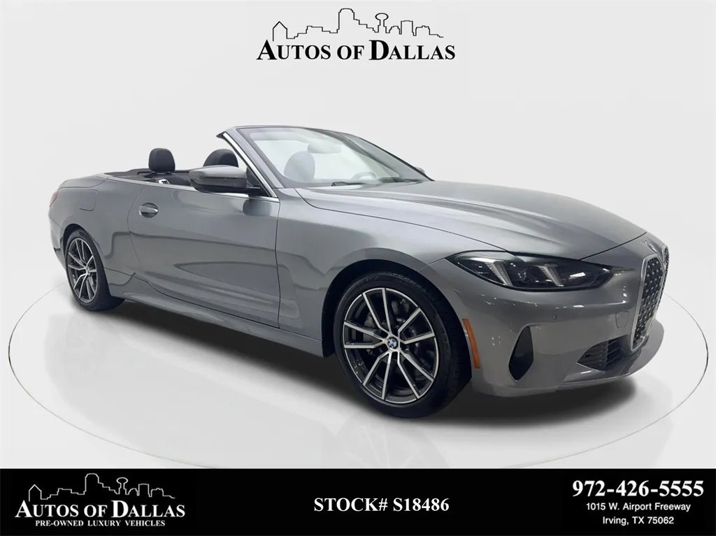 2025 BMW 4 Series 430i Convertible SPORT LINE,NAV,CAM,HTD STS,BLIND for sale in Irving, TX
