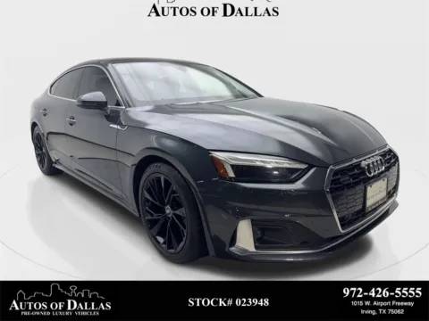 Gray 2022 Audi A5 Sportback Premium Plus NAV,CAM,PANO,HTD STS,BLIND SPOT for sale in Irving, TX
