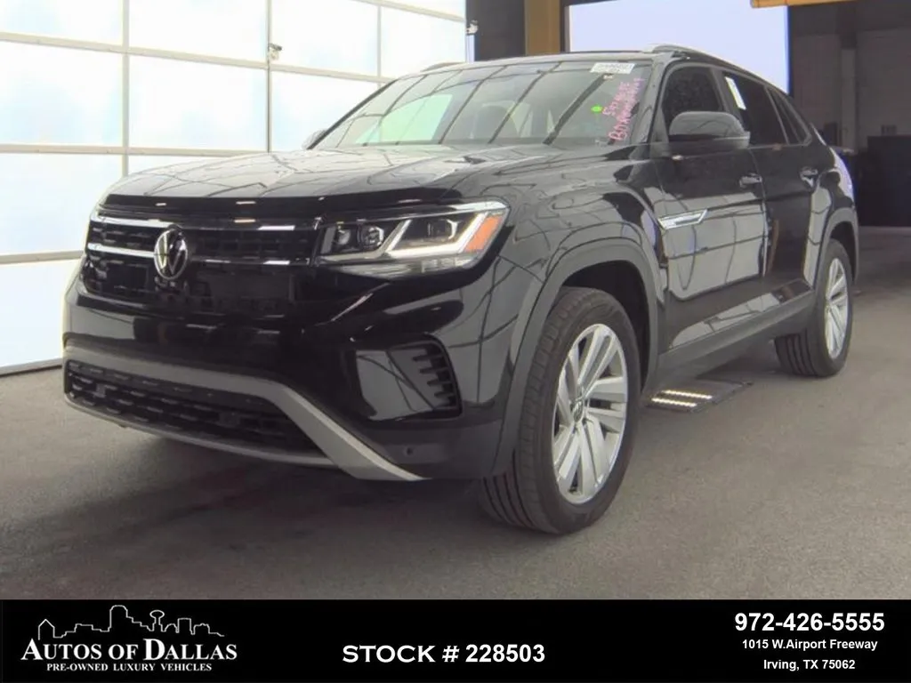 2022 Volkswagen Atlas Cross Sport 3.6L V6 SE w/Technology CAM,PANO,HTD STS,BLIND SPO for sale in Irving, TX
