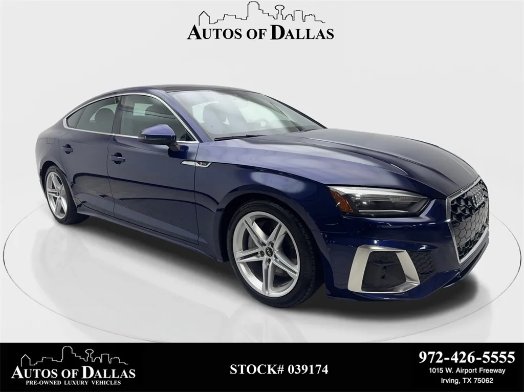 2022 Audi A5 Sportback Premium CAM,PANO,HTD STS,BLIND SPOT,18" WLS for sale in Irving, TX
