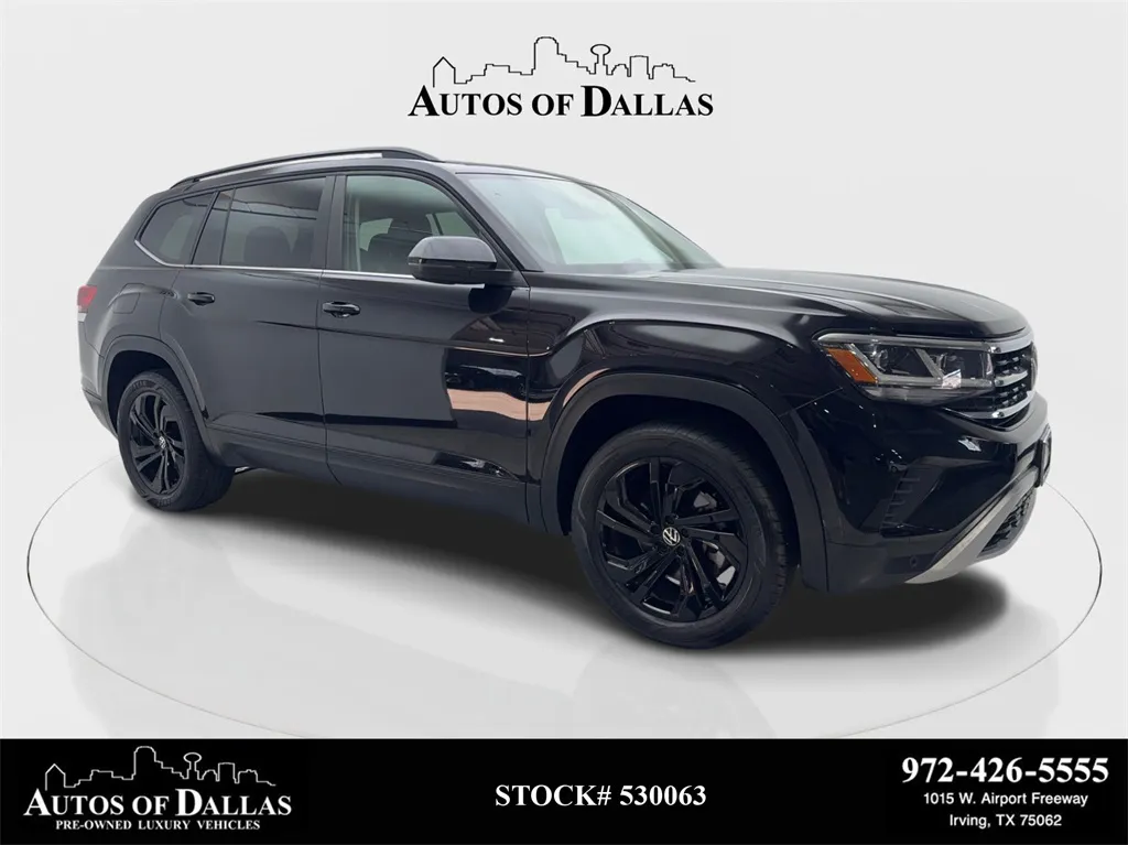 2022 Volkswagen Atlas 3.6L V6 SE w/Technology CAM,PANO,HTD STS,BLIND SPO for sale in Irving, TX
