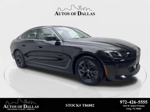 Black 2025 BMW i4 eDrive40 NAV,CAM,SUNROOF,HTD STS,BLIND SPOT for sale in Irving, TX
