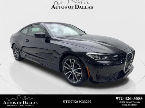 Black 2022 BMW 4 Series 430i SPORT LINE,NAV,CAM,SUNROOF,BLIND SPOT for sale in Irving, TX