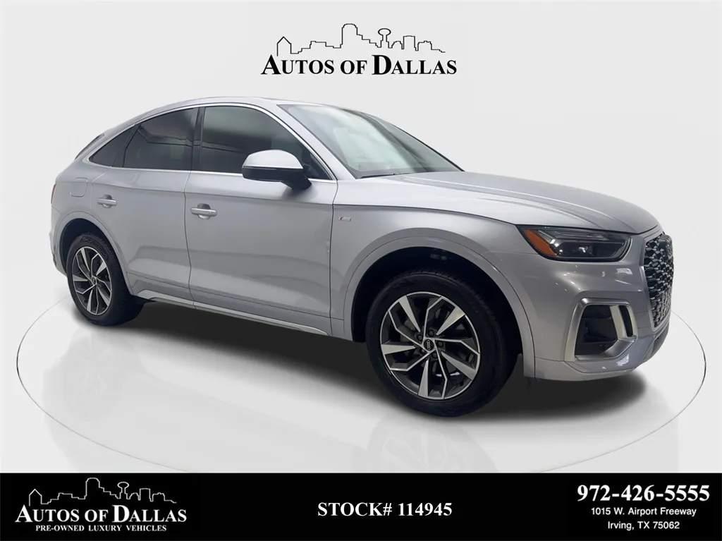 2022 Audi Q5 Sportback 45 S line Premium CAM,PANO,HTD STS,BLIND SPOT for sale in Irving, TX