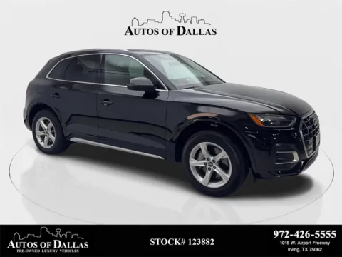 Black 2022 Audi Q5 40 Premium CAM,PANO,HTD STS,BLIND SPOT,18" WLS for sale in Irving, TX