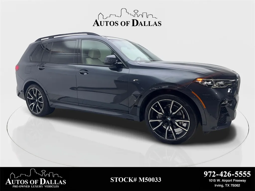 Gray 2022 BMW X7 xDrive40i M SPORT,NAV,CAM,PANO,CLMT STS,HEADS UP,2 for sale in Irving, TX
