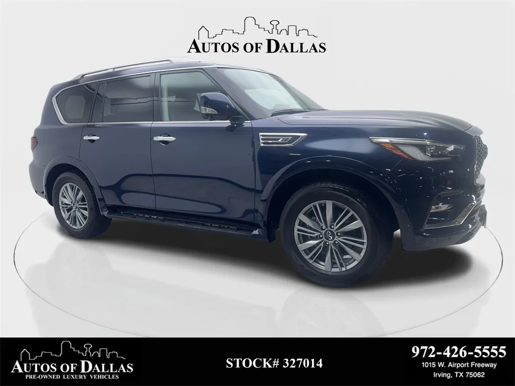 2024 INFINITI QX80 LUXE NAV,CAM,SUNROOF,HTD STS,BLIND SPOT,3RD ROW for sale in Irving, TX