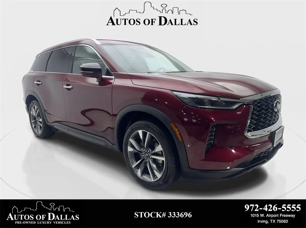 2024 INFINITI QX60 LUXE NAV,CAM,PANO,CLMT STS,BLIND SPOT,3RD ROW for sale in Irving, TX