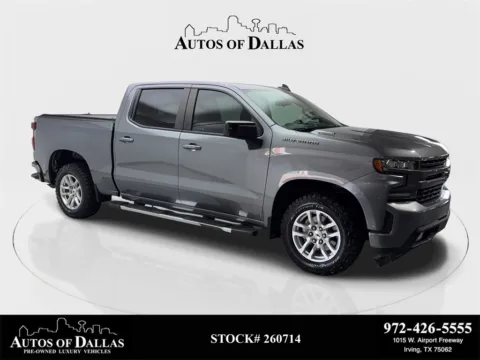Gray 2021 Chevrolet Silverado 1500 RST CAM,HTD STS,18" WHLS for sale in Irving, TX