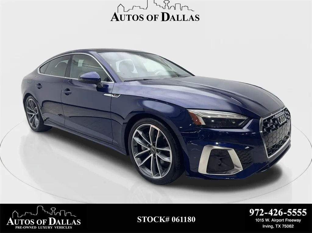 2023 Audi A5 Sportback 45 S line Premium CAM,PANO,HTD STS,BLIND SPOT,19" for sale in Irving, TX