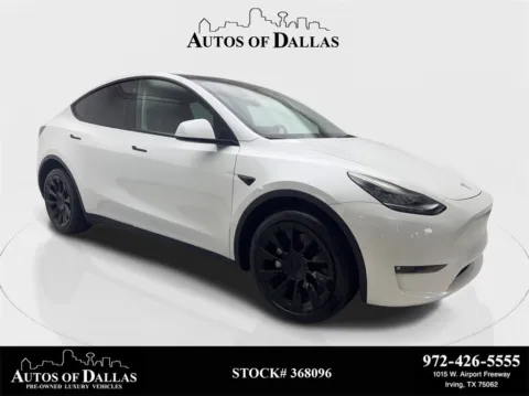 White 2022 Tesla Model Y Long Range NAV,CAM,PANO,HTD STS,BLIND SPOT,20" WLS for sale in Irving, TX