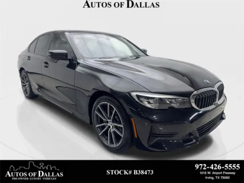 Black 2020 BMW 3 Series 330i SPORT LINE,NAV,CAM,SUNROOF,HTD STS,BLIND SPOT for sale in Irving, TX