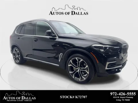 Black 2022 BMW X5 sDrive40i NAV,CAM,PANO,HTD STS,BLIND SPOT,21" WLS for sale in Irving, TX