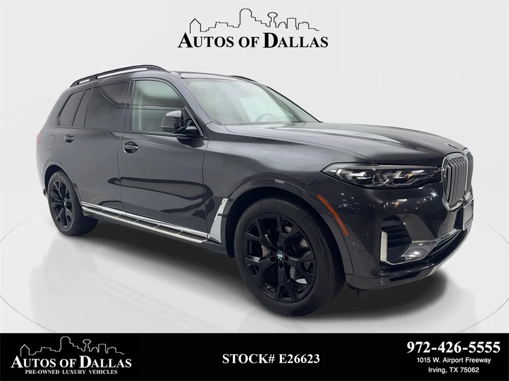 2021 BMW X7 xDrive40i NAV,CAM,PANO,HTD STS,BLIND SPOT,3RD ROW
