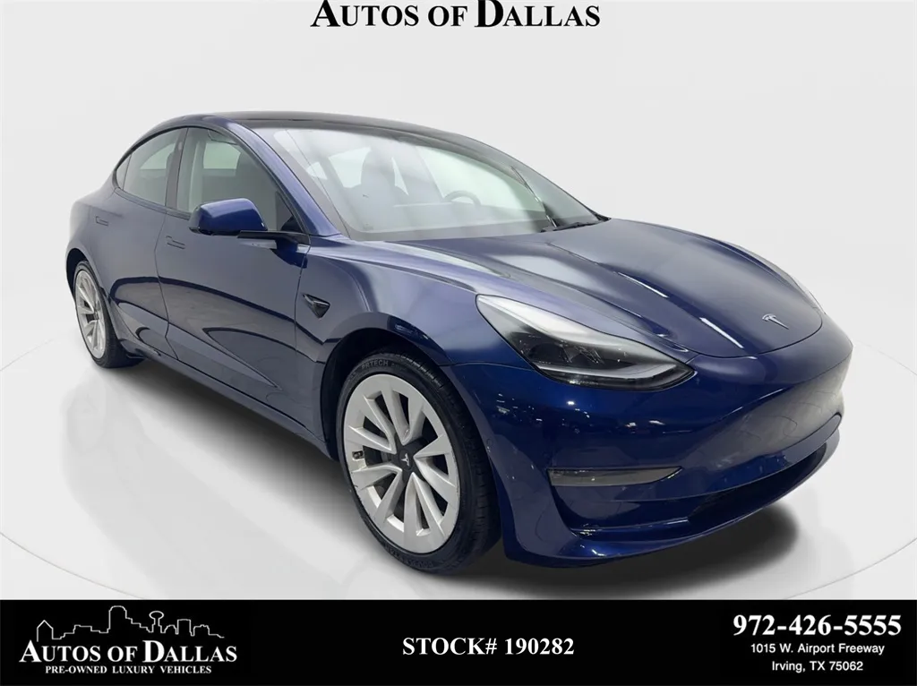 2022 Tesla Model 3 NAV,CAM,PANO,HTD STS,BLIND SPOT,19" WLS