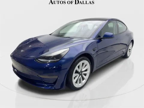 Photos of 2022 Tesla Model 3 NAV,CAM,PANO,HTD STS,BLIND SPOT,19" WLS for sale in Irving, TX at Autos of Dallas - Irving